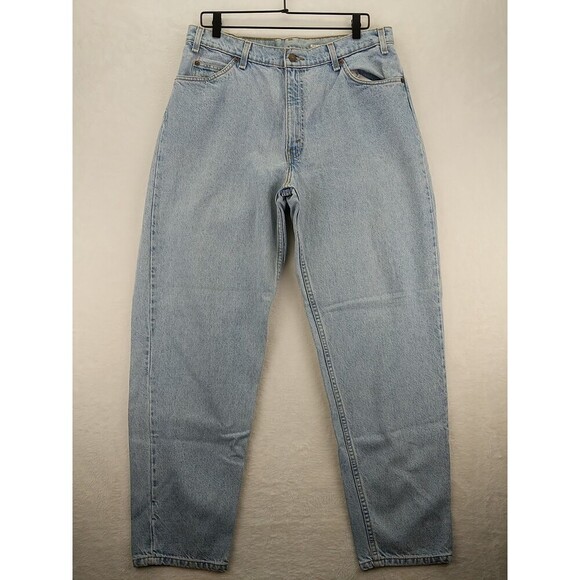 Levi’s 560 Loose Fit Tapered Leg Orange Tab 36x32 Light Wash Paper Tag - Picture 1 of 12